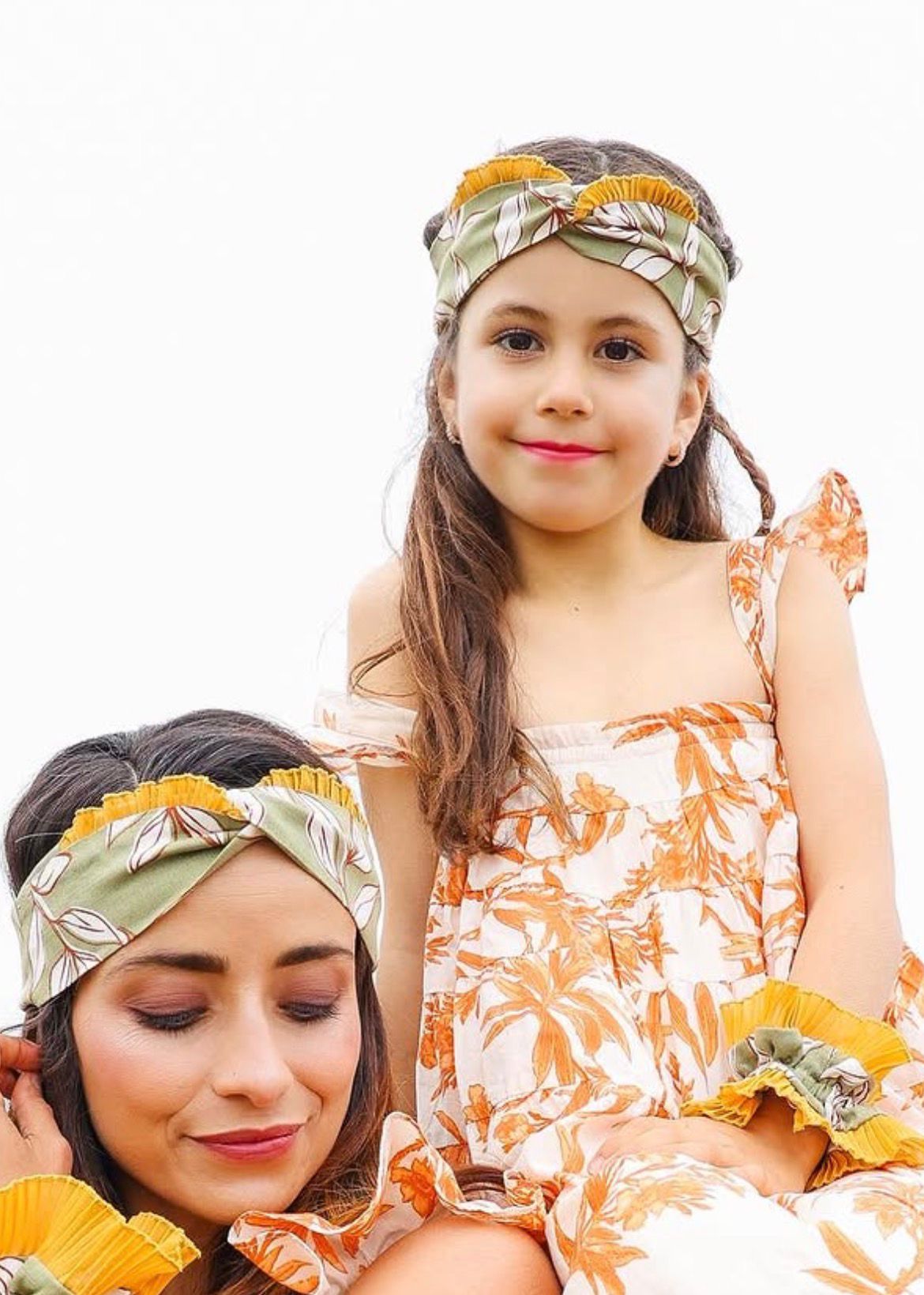 Fita de Cabelo Kids Green Leaf